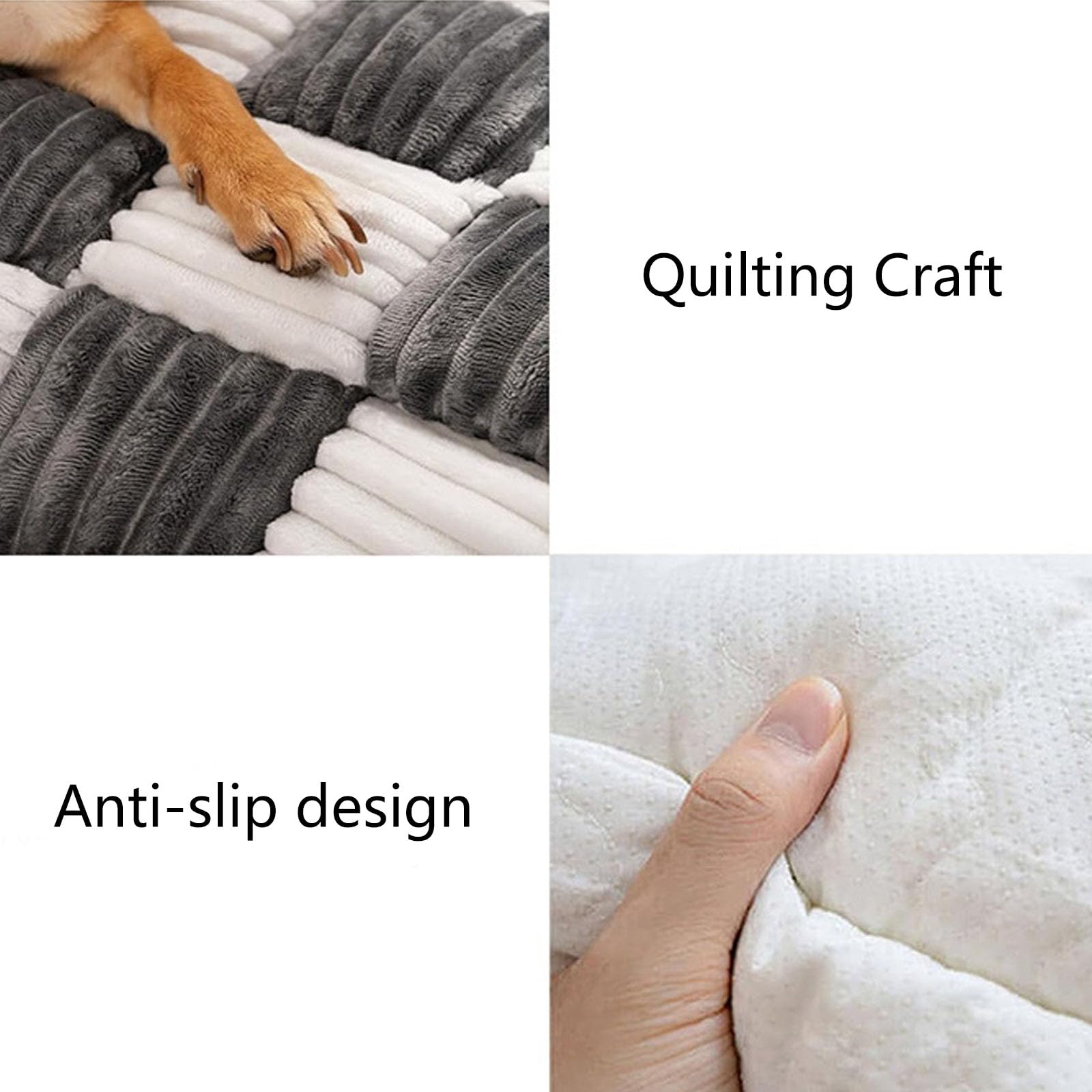 Amazon | ふわふわで落ち着く犬用ソファベッドマット、犬用